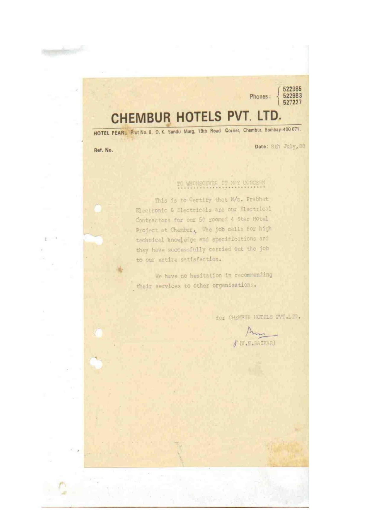 Certificate Page 0011